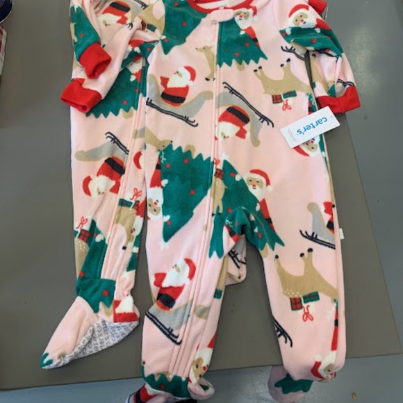Lots of 2 x Carter's Christmas Jumpsuit - Picture 2 of 6